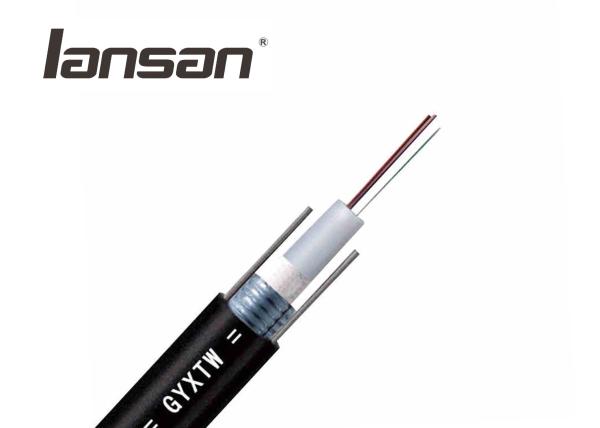 Buy cheap ETL MDPE Lansan GYTS Fiber Optic Cable Multimode OM3 HDPE from wholesalers