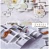 Buy cheap Luxury PVC Removable Wall Stickers Decor Peel Stick 0.07mm Flower Wall Stickers from wholesalers