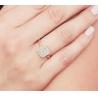 Buy cheap 2024 Rings Brazilian Pave White CZ Silver Ring for Fine Jewellery Fashion Accessories from wholesalers