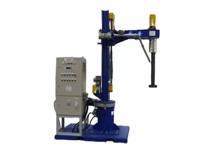 50Hz Gas Injection Graphite Rotor 100-600 R/min Aluminum Degassing Machine with 3KW Total Power