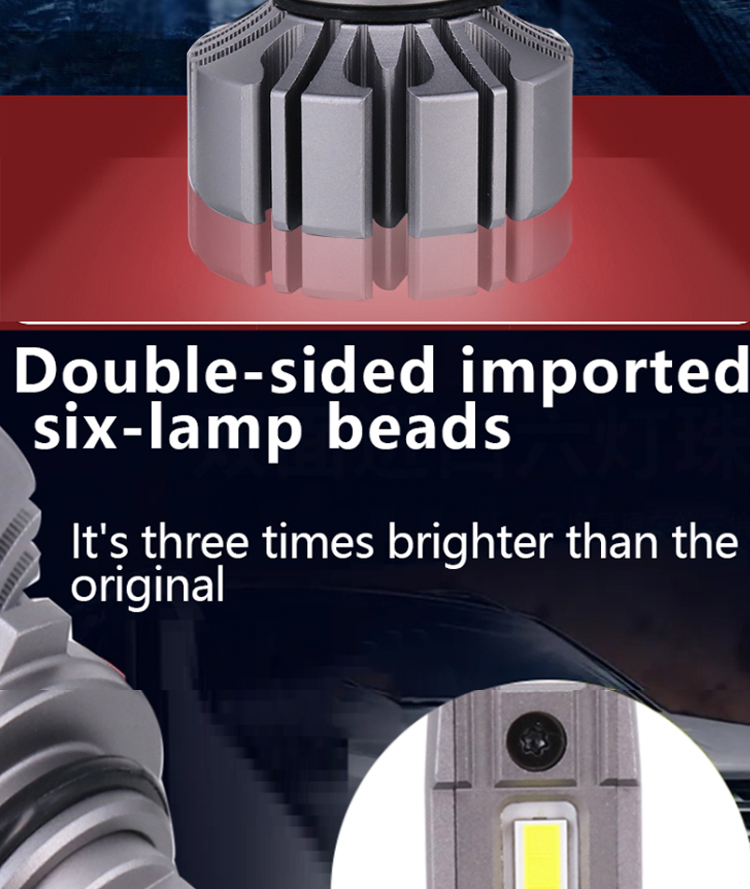 S5 LED Car Headlight Bulbs H11 H4 H7 9005 HB3 9006 HB4 H13 9004 9007 DRLs H1 880 H3 Fog Light