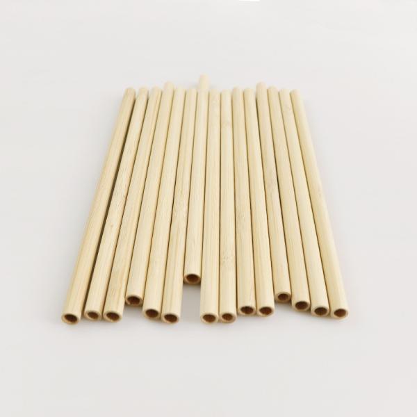 Buy cheap 22.5cm Natural Disposable Bamboo Straws For Coffee Beverage Cocktail Tea from wholesalers