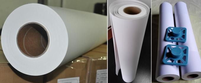 Polypropylene Inkjet Poster Paper Roll Synthetic Paper For Inkjet Printers
