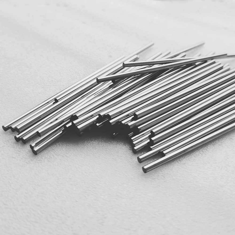 Ultra Fine 0.4μM Tungsten Carbide Rod Ø3 Finished Ground Rods HRA 93.2 330mm