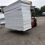 eps prefabricated sandwich panel house wall board 950-50-0.376mm with film both