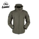 Manufacturer Winter Black Long Parka Fur Utility Trench Hooded Soft Shell Sport