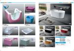 Polished Finish Modern Bathroom Bathtub Designer Freestanding Bath 600mm 580mm