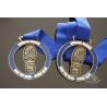 Buy cheap Zinc Alloy Cut Out Sports Metal Medal / Personalised Running Medals from wholesalers