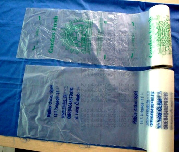 Supermarket Shopping Fresh Fruit Vegetable Packaging Plastic Bag On Roll Polythene Bags, Ldpe Bags, Hdpe Bags, Food Serv