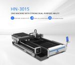 1530 3015 Fiber Laser Cutting Machine With Rotary Device For Metal Tube And