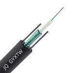 2 Core Fibre Optic Cable Armoured GYXTW Outdoor Cable With Two Steel Wire