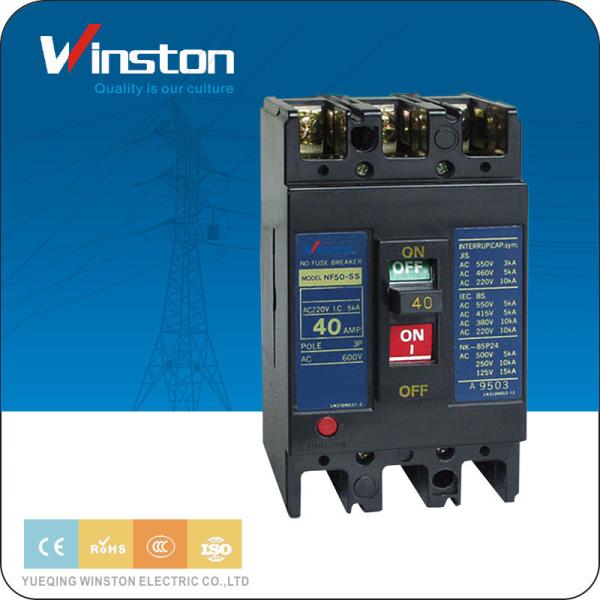 Buy cheap 3 Phase NF - SS 50A Molded Case Circuit Breaker / MCCB Circuit Breaker from wholesalers