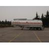 Buy cheap 46000 Liter Stainless Steel Crude Oil Fuel Tanker Semi Trailer for Truck Distribution from wholesalers