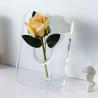 Buy cheap 15 X 20cm Acrylic Lucite Flower Box , Clear Acrylic Flower Stands 8mm Thick from wholesalers