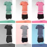 SGS Yoga Running Suit Womens Training Tight Shorts In Stitching Design