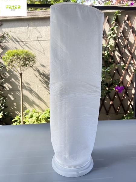 Buy cheap PP PE Nylon PTFE Polyester Needle Felt Filter Bag For Liquid Filtration from wholesalers