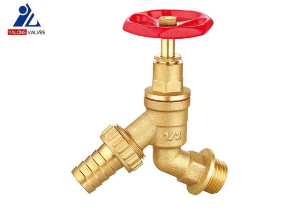 Buy cheap Outdoor Brass Stopcock Valve Garden Hose Union Bibcock from wholesalers