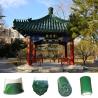 Buy cheap Plain Chinese Ceramic Roof Tiles Green Glazed Handmade Clay Roof Tiles from wholesalers