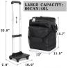 Buy cheap Black BBQ Camping Picnic Insulated Trolley Cooler Bag Nylon Waterproof from wholesalers