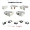 Buy cheap 2 Story Expandable Cabin Homes Villa Prefab Home Container House for Apartment 20 40 ft Shipping from wholesalers