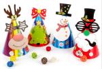 Diy New paper Christmas hat party supplies children's kindergarten handmade