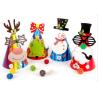 Buy cheap Diy New paper Christmas hat party supplies children's kindergarten handmade paste DIY creative Christmas gift from wholesalers