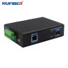 Buy cheap 1000M Industrial 1xRj45+1xSFP media converter Din rail IP40 for outdoor Network -40-85degrees from wholesalers