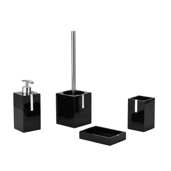 Buy cheap Bathroom Accessories Set Polyresin Foam Dispenser Toothbrush Holder Soap Dish from wholesalers