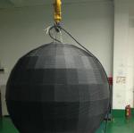 P4 SMD Curved Led Display High Definition Video Ball in the Museum