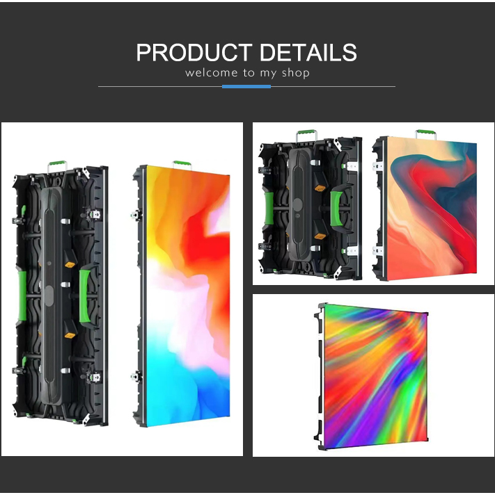1000cd/m2 Brightness P3.91 250mm*250mm Outdoor Rental LED Display for Indoor Display