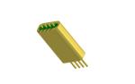 4 Pins Hermetic Glass To Metal Seal Connectors DC Feedthru For Custom Packages