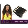 Buy cheap Natural Black 5A Virgin Brazilian Hair , Deep Wave Human Hair Weave from wholesalers