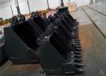 Wearable Excavator Rock Bucket Digger Spare Parts 1- 8 Cubic Meter Anticorrosive