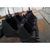 Buy cheap Heavy Duty Excavator Rock Bucket For Digging Coal Mine / Hard Soil 1-8m3 Capacity from wholesalers