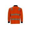 Buy cheap Comfortable Long Sleeve Safety Shirts / Orange Hi Vis T Shirts Flat Knitted Collar from wholesalers