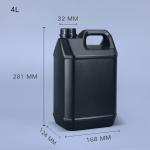 100% Material UMETASS 1 Gallon Pail HDPE White Clear Jerry Can Bottle Support
