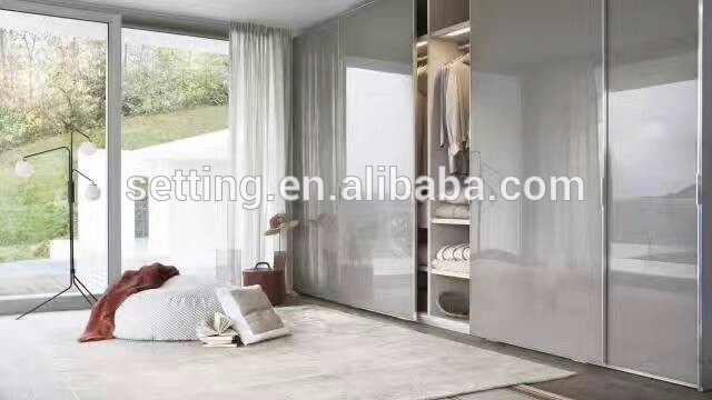 High gloss grey acrylic board for kitchen cabinet doors