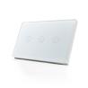 Buy cheap Touch Panel 3 Gang 2 Way Smart Light Switch For LED Incandescent Bulbs from wholesalers