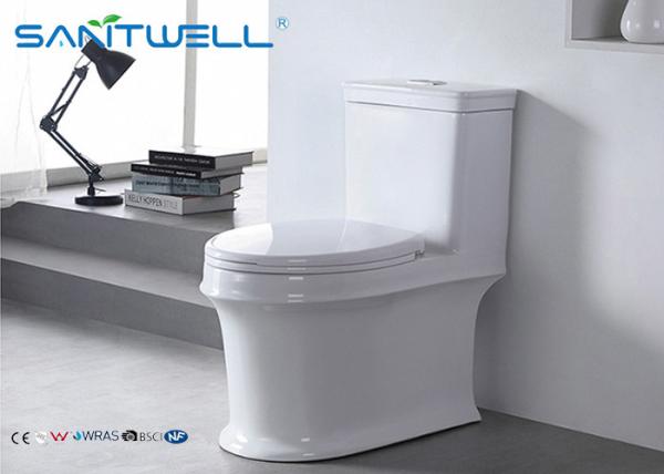 Buy cheap Floor mounted siphonic dual flush toilet modern sanitary 730*390*725 mm Size from wholesalers