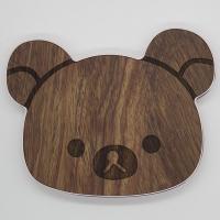 Buy cheap Fast Charging Wooden Wireless Charger Cartoon Shaped with Anti - Slip Circle Pad product