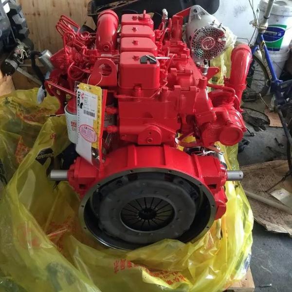 Buy cheap Red Turbocharged 4 Cylinder Engine Replacement 4BT 3.9L Euro 3 Emission from wholesalers