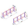 Buy cheap 100mm Warehouse Cantilever Racking Systems SGS Industrial Cantilever from wholesalers