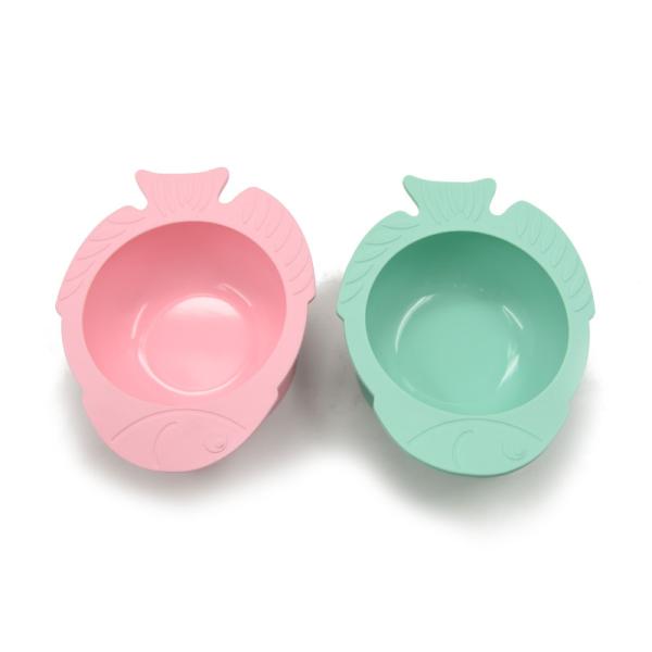Buy cheap Non Sticking Collapsible ODM Fish Baby Silicone Suction Bowl BPA Free from wholesalers