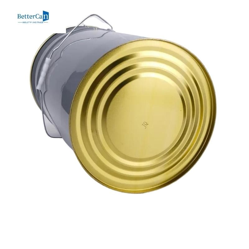 Empty 5 Gallon Paint Buckets , 5 Gallon Tin Bucket Pail with Metal handle