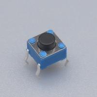Buy cheap Black Miniature Push Button Switch Blue House Momentary Operation Type product