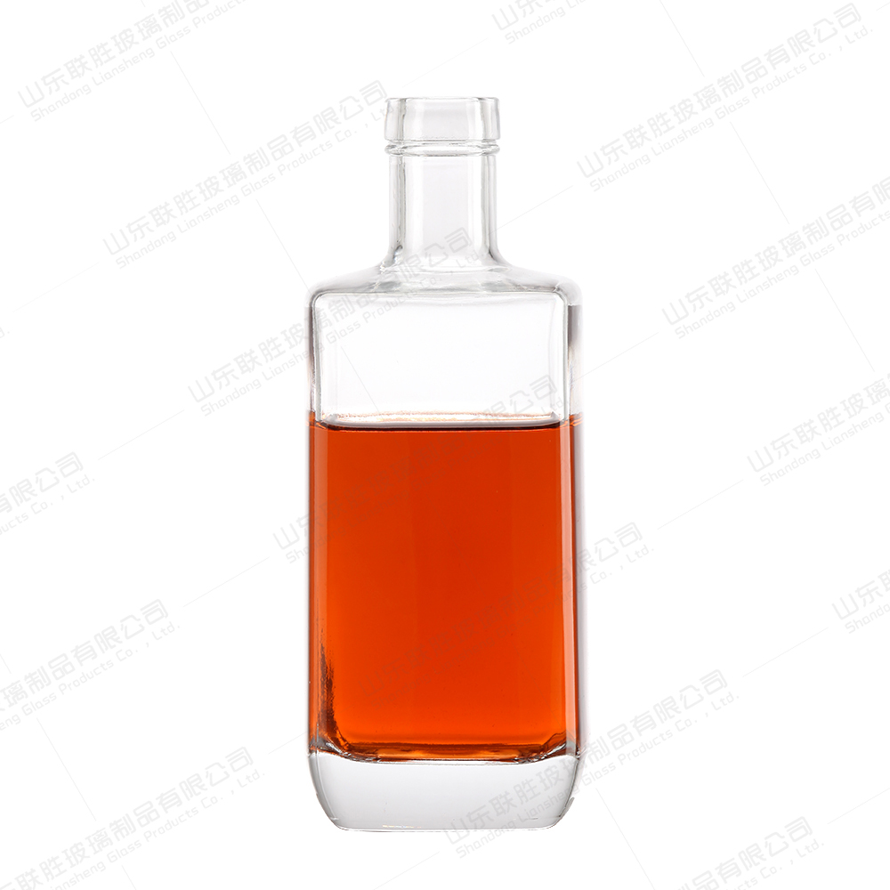Wine 500ml 700ml Rum Tequila Liquor Gin Bottle with Rubber Stopper and Lid