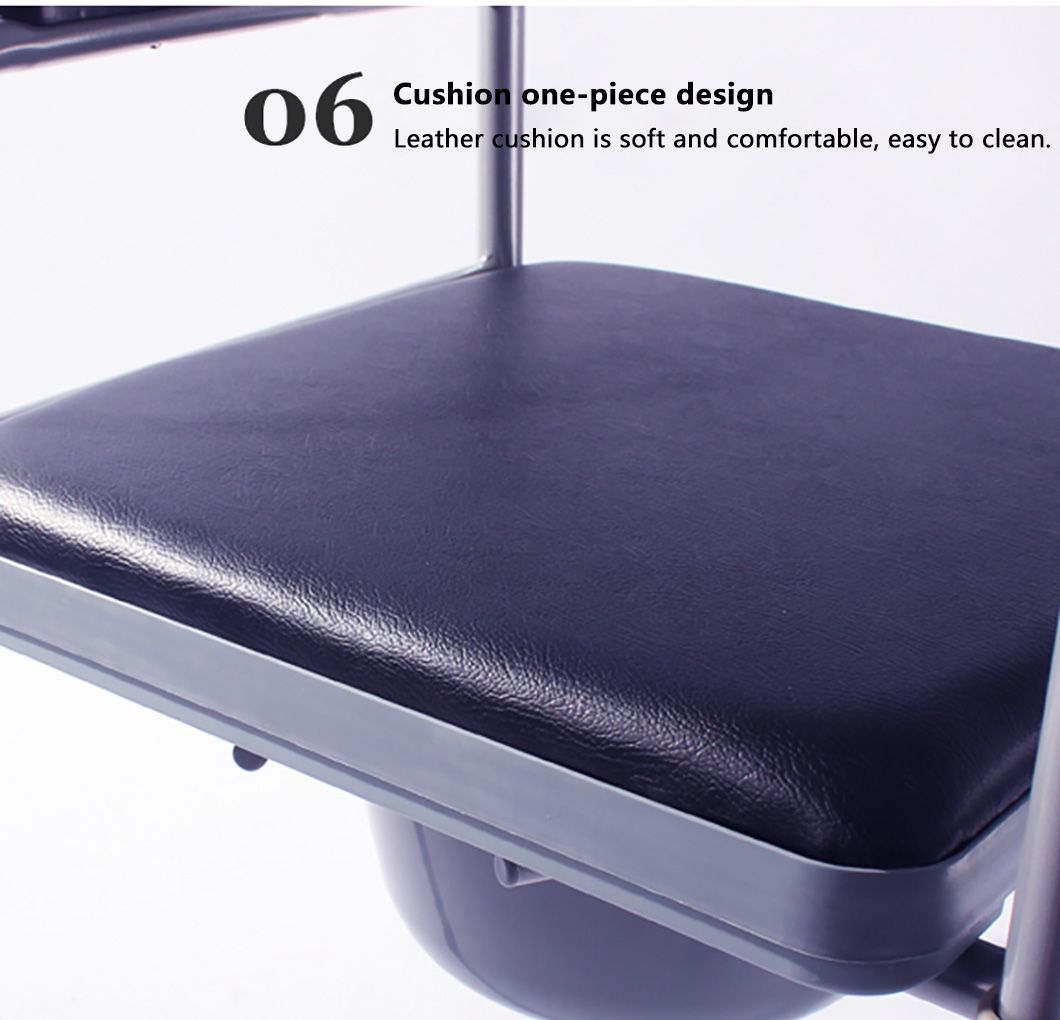 Toilet Chair Folding Toilet Stool Elderly Chair Thickened Toilet Stool with Potty Pregnant Woman