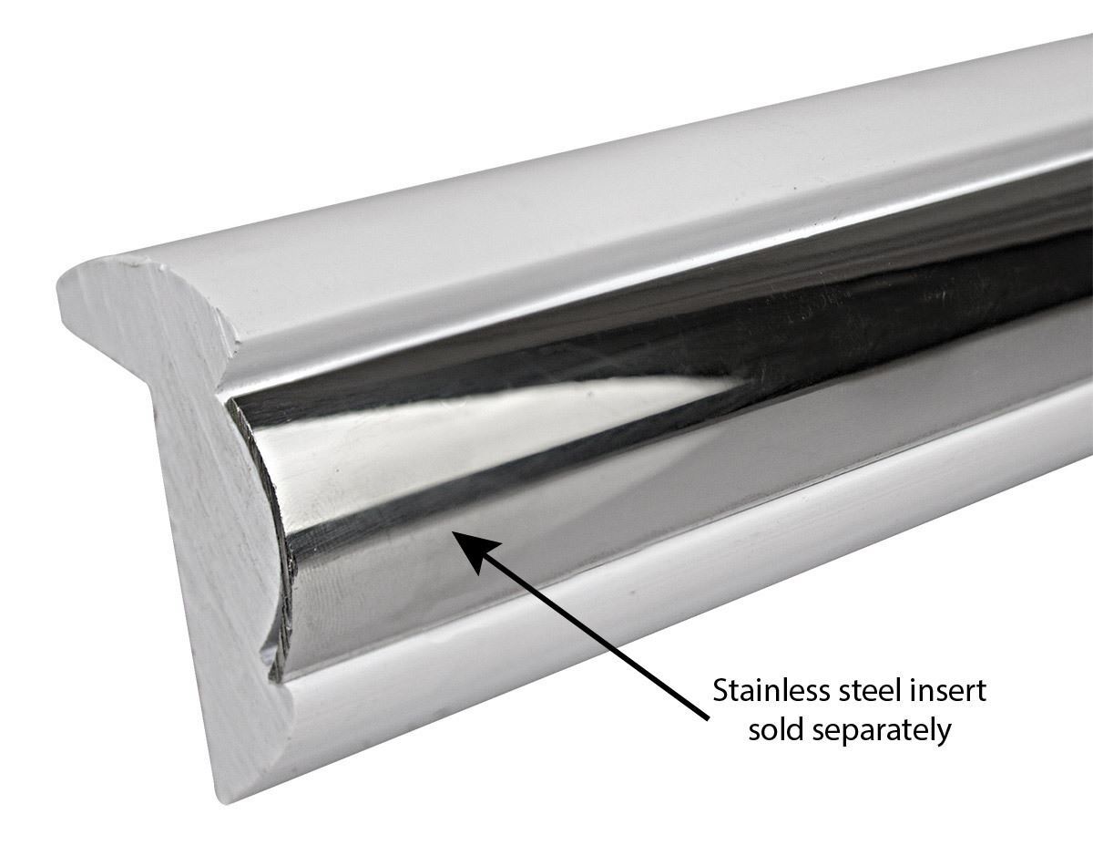 Customized Boat Gunwale with Stainless Steel Insert Width 50mm