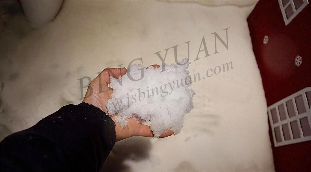 Factory Price Artificial Snow Falling Machine, Indoor Landscape Artificial Ice Machine, 600kg/Day Snow Ice Maker