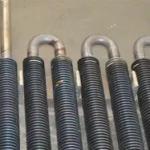 DELLOK Continuous Hairpin Metal U Bend Tube 1500mm Welded Fin Tubes